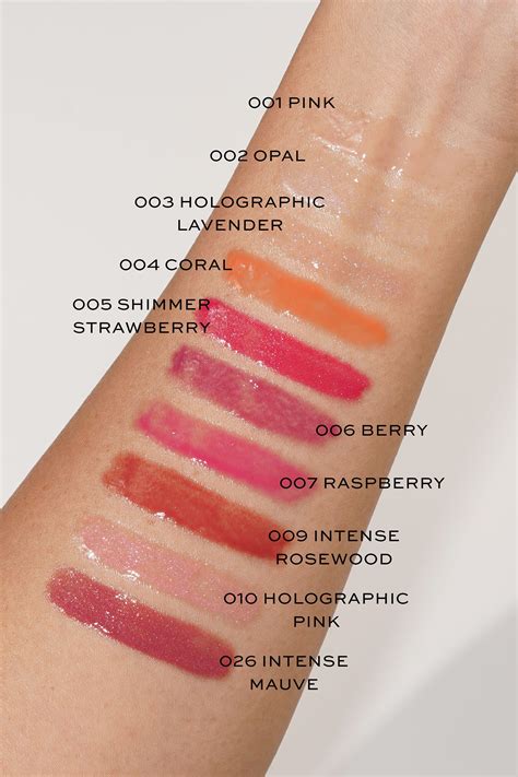 dior dior lip glow|dior lip gloss color chart.